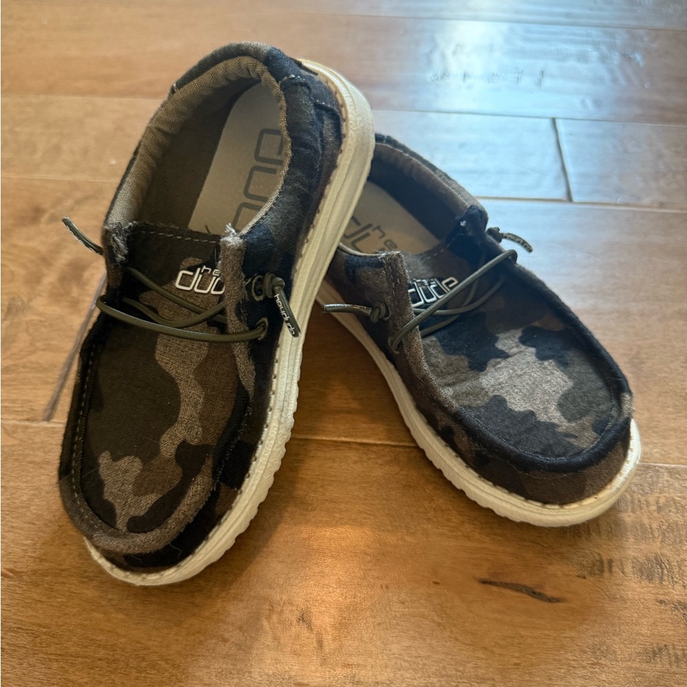 Hey Dude Kids Moccasins in Camo, Only Worn Twice